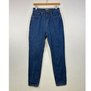 Missguided Blue Wash High Rise Mom Jeans Womens US 6